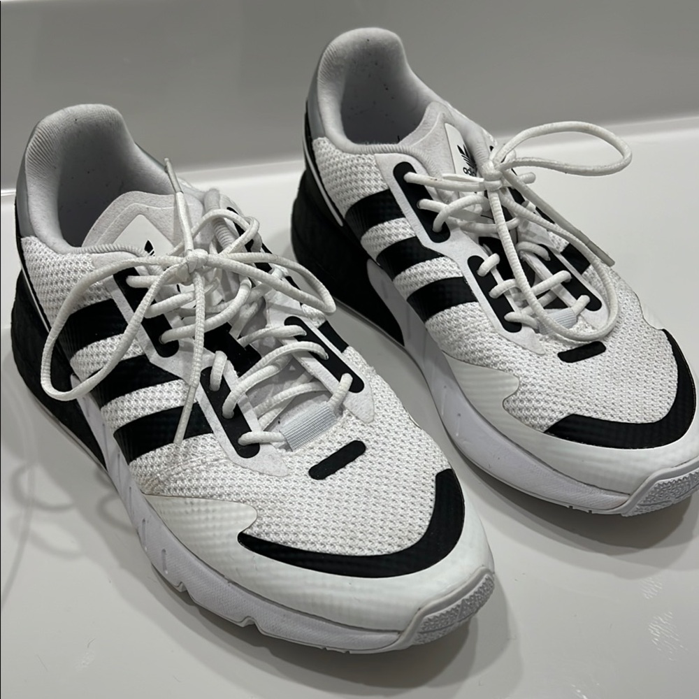 adidas White and Black Sneakers